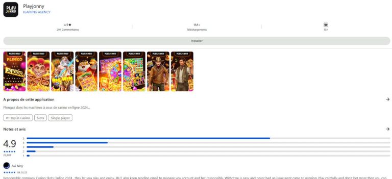 Playjonny Casino avis client