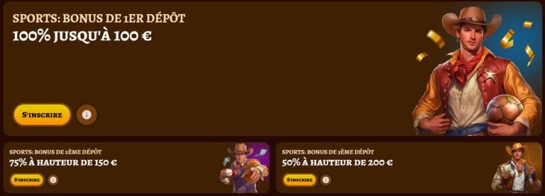 Playjonny Casino bonus bienvenue sport