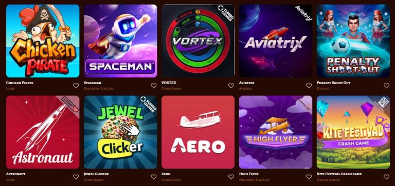 Playjonny Casino mini jeux