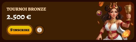 Playjonny Casino tournoi Bronze