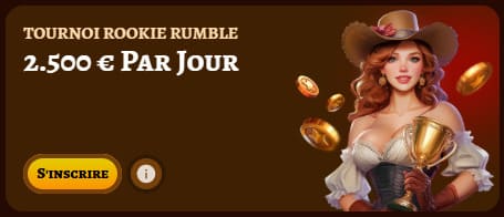 Playjonny Casino tournoi Rookie Rumble